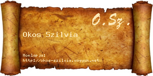 Okos Szilvia névjegykártya